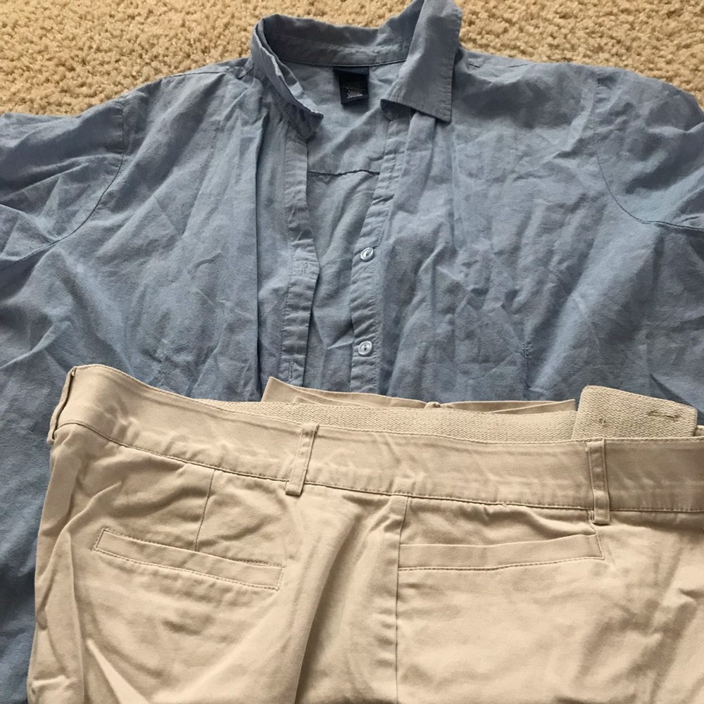 🌟SALE🌟 3/$15 Capris size 16 with XL top